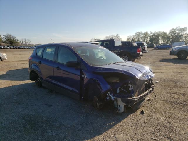 1FMCU0F72GUB04266 - 2016 FORD ESCAPE S BLUE photo 9