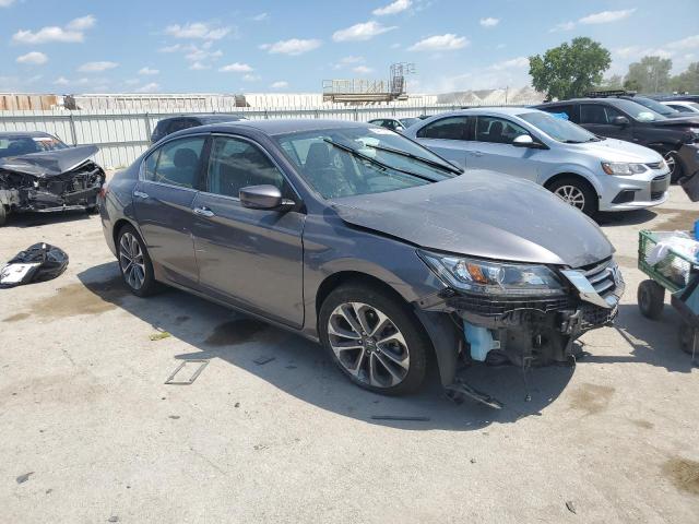 1HGCR2E5XEA149716 - 2014 HONDA ACCORD SPORT GRAY photo 4