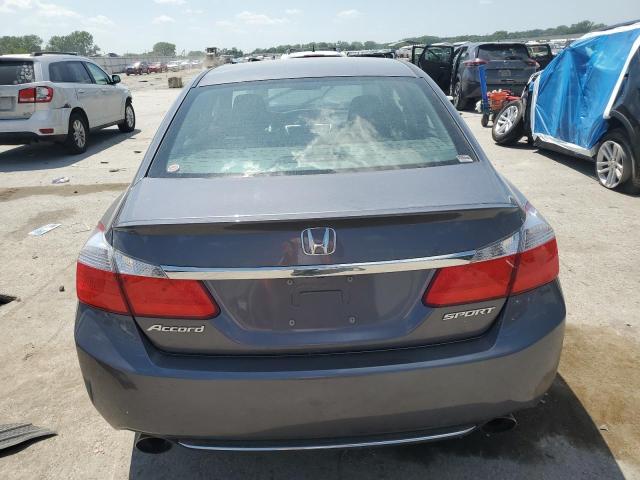 1HGCR2E5XEA149716 - 2014 HONDA ACCORD SPORT GRAY photo 6