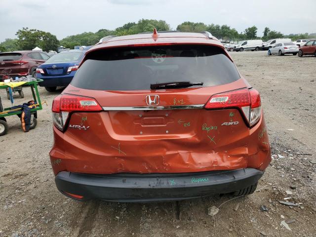 3CZRU6H51LM704430 - 2020 HONDA HR-V EX ORANGE photo 6