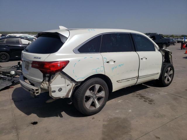 5FRYD3H29FB005088 - 2015 ACURA MDX WHITE photo 3