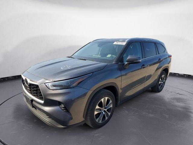 5TDGZRAH2NS120884 - 2022 TOYOTA HIGHLANDER XLE Grau Foto 1