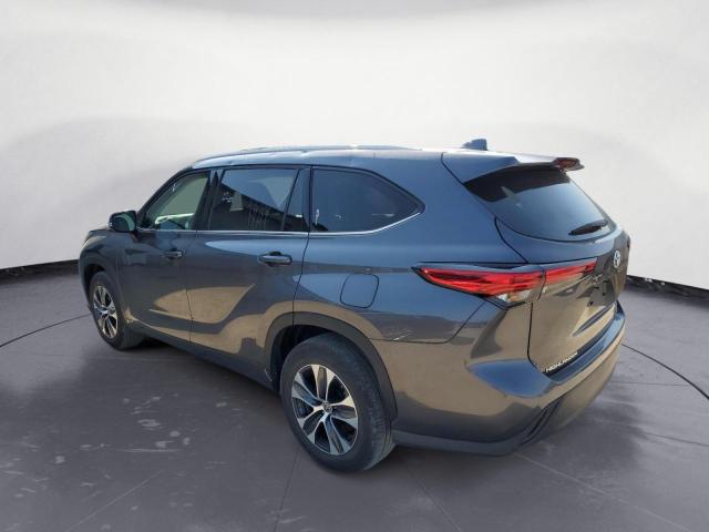 5TDGZRAH2NS120884 - 2022 TOYOTA HIGHLANDER XLE Grau Foto 2