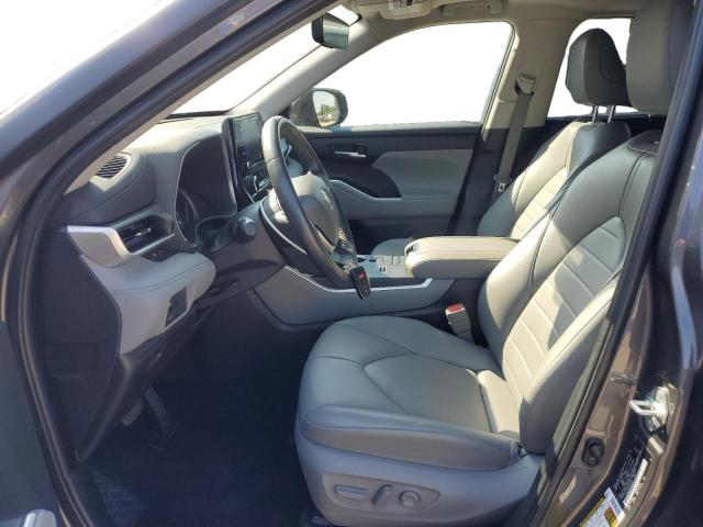 5TDGZRAH2NS120884 - 2022 TOYOTA HIGHLANDER XLE Grau Foto 7