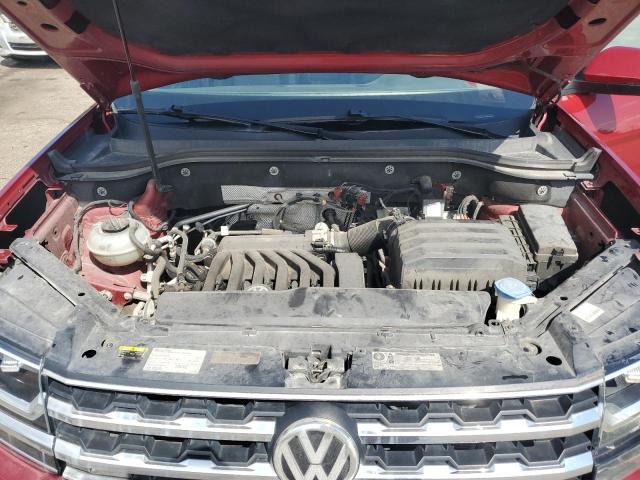 1V2ER2CA7JC510923 - 2018 VOLKSWAGEN ATLAS SEL Qırmızı foto 12