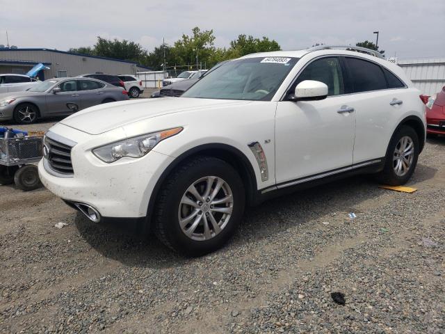 JN8CS1MU5EM451830 - 2014 INFINITI QX70 WHITE photo 1