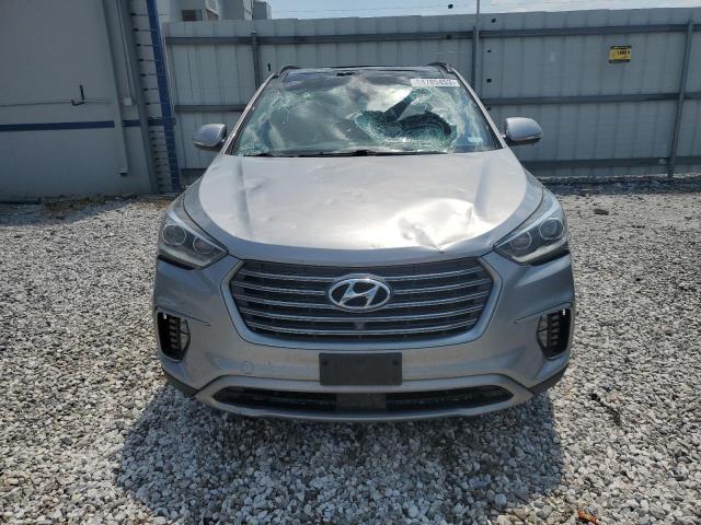 KM8SR4HF6HU228597 - 2017 HYUNDAI SANTA FE SE ULTIMATE SILVER photo 5