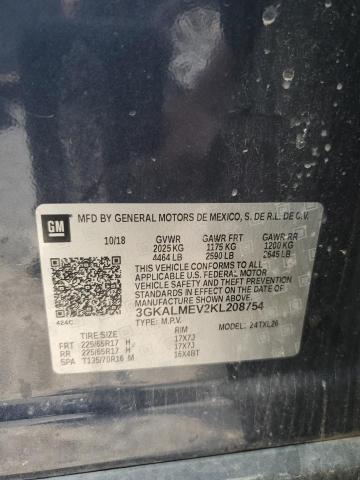 3GKALMEV2KL208754 - 2019 GMC TERRAIN SLE BLUE photo 13