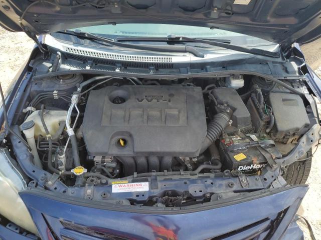 2T1BU4EE4BC681748 - 2011 TOYOTA COROLLA BASE BLUE photo 11