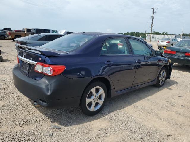 2T1BU4EE4BC681748 - 2011 TOYOTA COROLLA BASE BLUE photo 3
