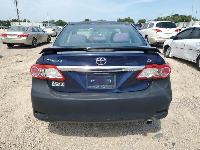 2T1BU4EE4BC681748 - 2011 TOYOTA COROLLA BASE BLUE photo 6
