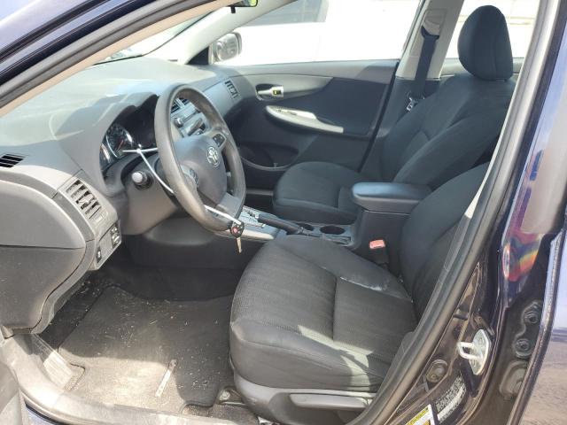 2T1BU4EE4BC681748 - 2011 TOYOTA COROLLA BASE BLUE photo 7