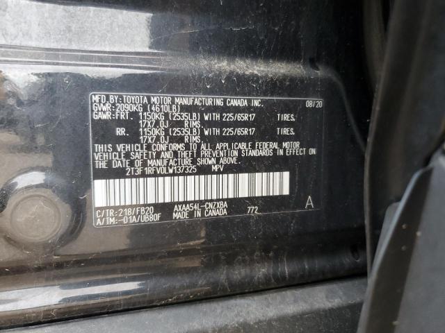 2T3F1RFV0LW137325 - 2020 TOYOTA RAV4 LE Qara foto 12