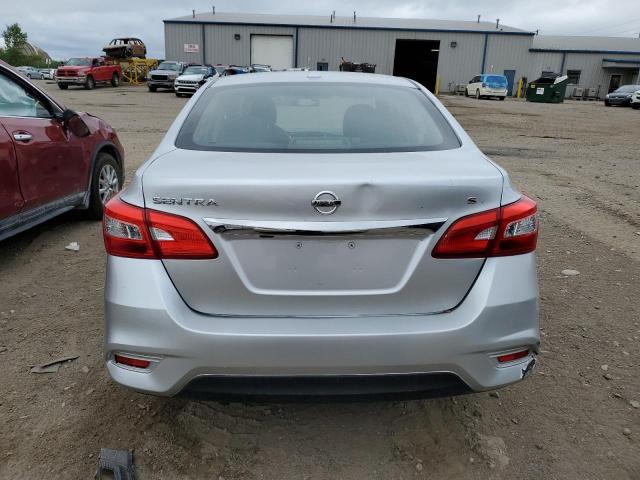 3N1AB7AP5KY417970 - 2019 NISSAN SENTRA S SILVER photo 6