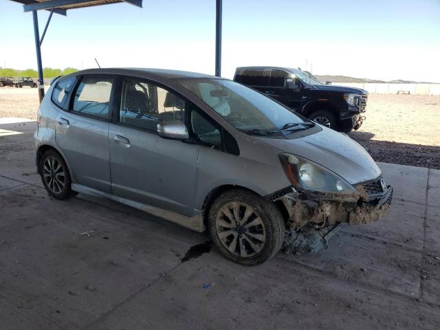 JHMGE8H55DC038440 - 2013 HONDA FIT SPORT SILVER photo 4