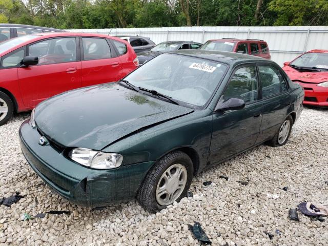1Y1SK5287YZ421302 - 2000 CHEVROLET GEO PRIZM BASE GREEN photo 1
