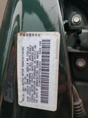 1Y1SK5287YZ421302 - 2000 CHEVROLET GEO PRIZM BASE GREEN photo 12