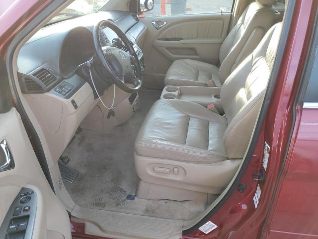 5FNRL38736B056848 - 2006 HONDA ODYSSEY EXL RED photo 7