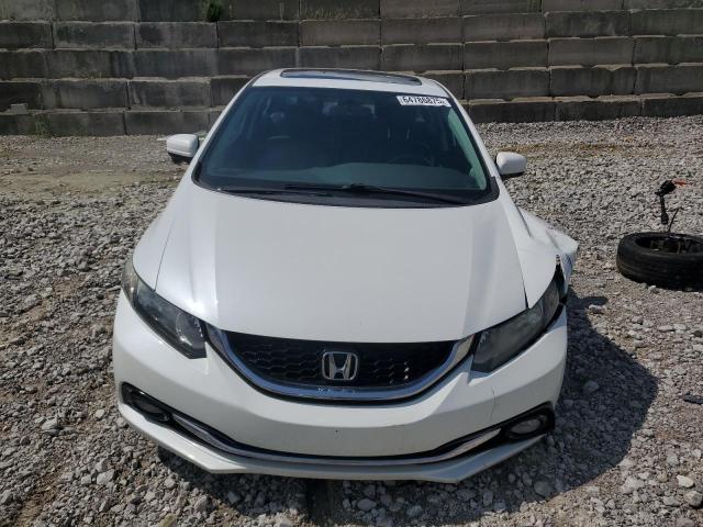 19XFB2F93EE082939 - 2014 HONDA CIVIC EXL WHITE photo 5
