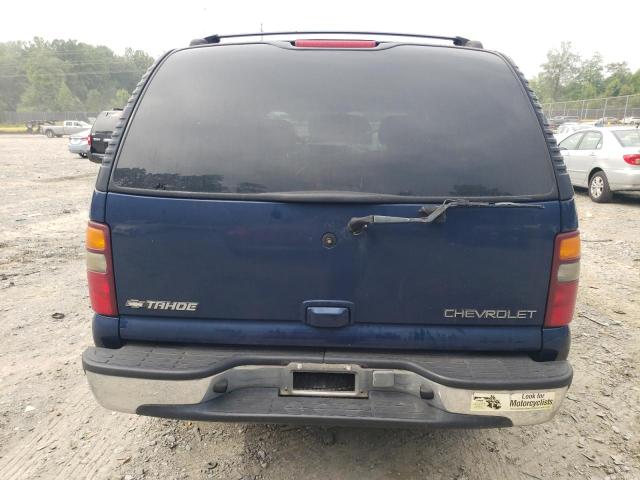 1GNEK13T11J276637 - 2001 CHEVROLET TAHOE K1500 BLUE photo 6