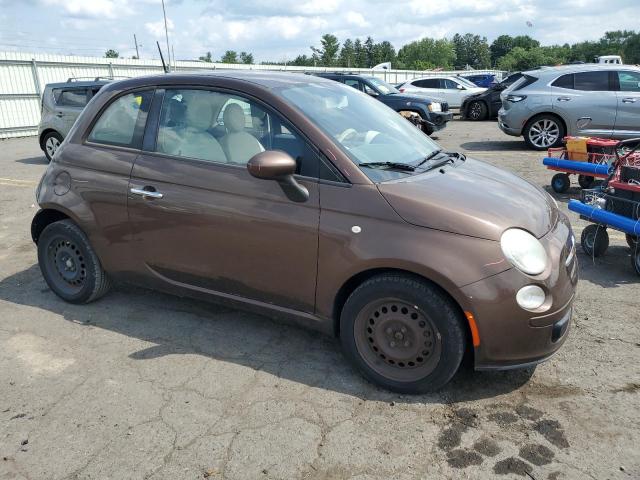 3C3CFFAR3CT127266 - 2012 FIAT 500 POP BROWN photo 4