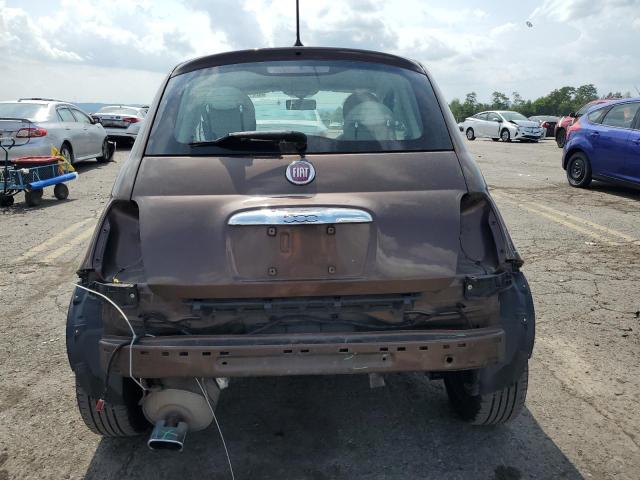 3C3CFFAR3CT127266 - 2012 FIAT 500 POP BROWN photo 6