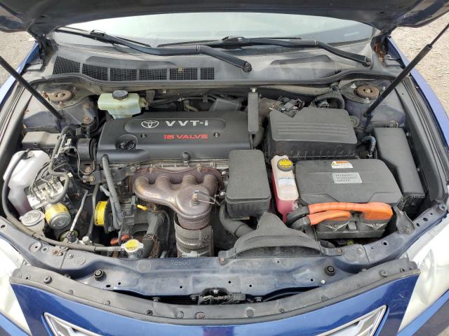 JTNBB46K473009758 - 2007 TOYOTA CAMRY HYBRID BLUE photo 11