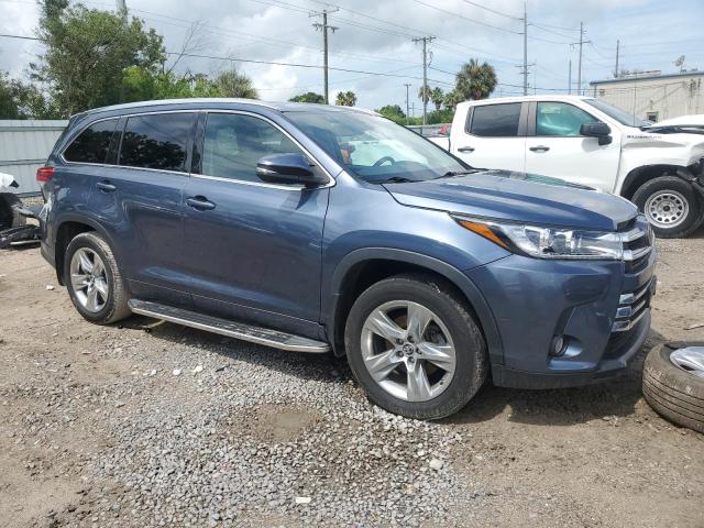 5TDDZRFH0HS403994 - 2017 TOYOTA HIGHLANDER LIMITED BLUE photo 4