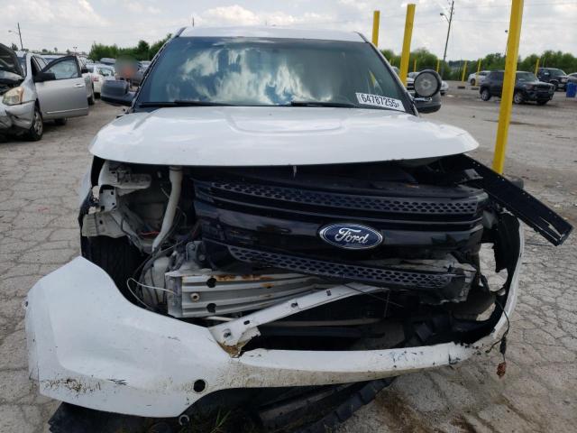 1FM5K8AR5FGC16241 - 2015 FORD EXPLORER POLICE INTERCEPTOR WHITE photo 5