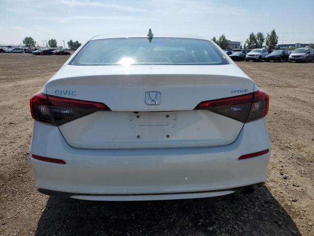 2HGFE2F53RH110660 - 2024 HONDA CIVIC SPORT WHITE photo 6