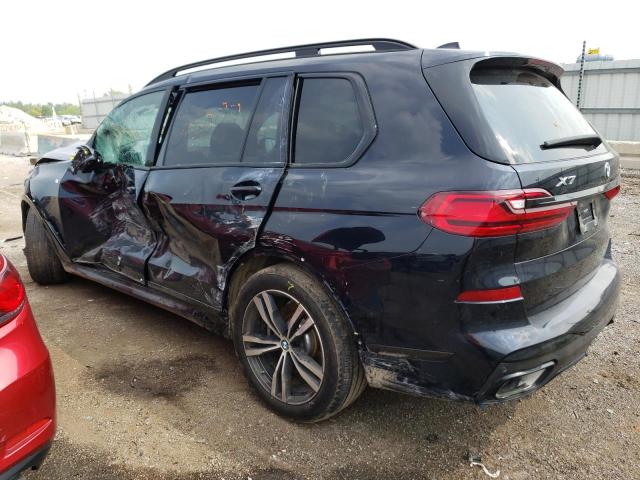 5UXCW2C09L9B33036 - 2020 BMW X7 XDRIVE40I BLUE photo 2