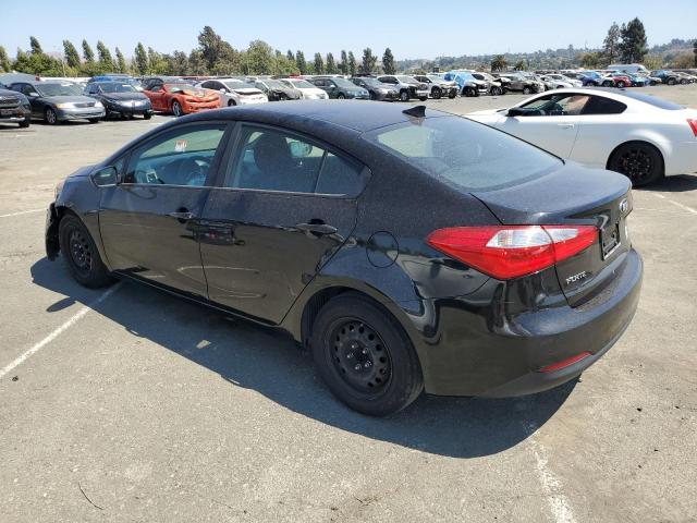 KNAFK4A61G5618470 - 2016 KIA FORTE LX BLACK photo 2