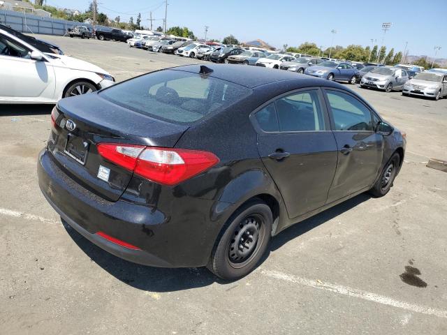 KNAFK4A61G5618470 - 2016 KIA FORTE LX BLACK photo 3