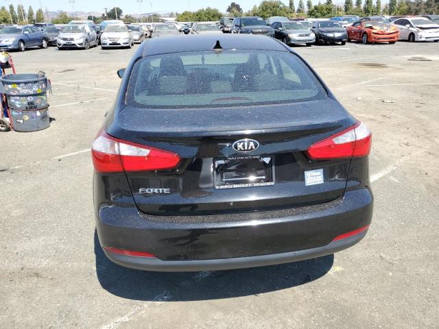 KNAFK4A61G5618470 - 2016 KIA FORTE LX BLACK photo 6