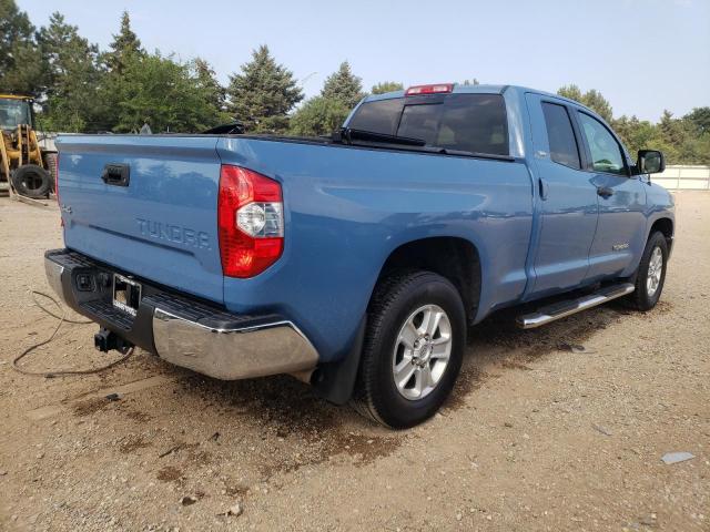 5TFUM5F14KX081095 - 2019 TOYOTA TUNDRA DOUBLE CAB SR/SR5 BLUE photo 3