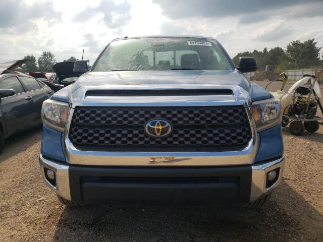 5TFUM5F14KX081095 - 2019 TOYOTA TUNDRA DOUBLE CAB SR/SR5 BLUE photo 5