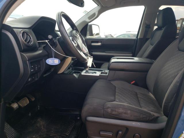 5TFUM5F14KX081095 - 2019 TOYOTA TUNDRA DOUBLE CAB SR/SR5 BLUE photo 7