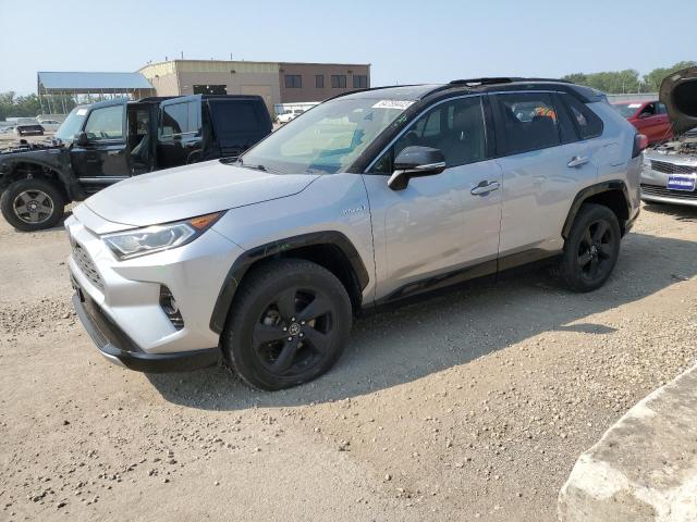 JTMEWRFV1KJ018435 - 2019 TOYOTA RAV4 XSE SILVER photo 1