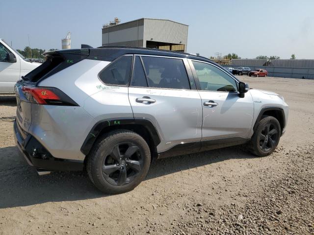 JTMEWRFV1KJ018435 - 2019 TOYOTA RAV4 XSE SILVER photo 3