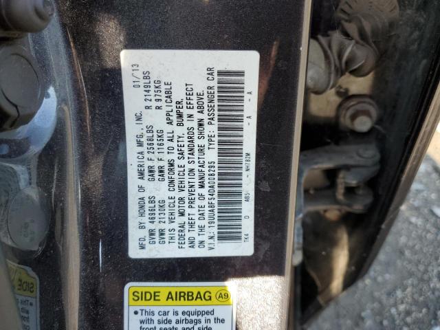 19UUA8F54DA008295 - 2013 ACURA TL TECH CHARCOAL photo 12