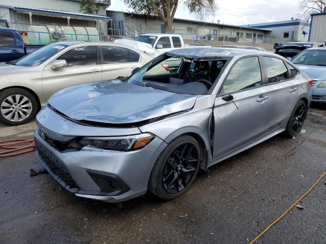 2HGFE2F54NH593747 - 2022 HONDA CIVIC SPORT SILVER photo 1