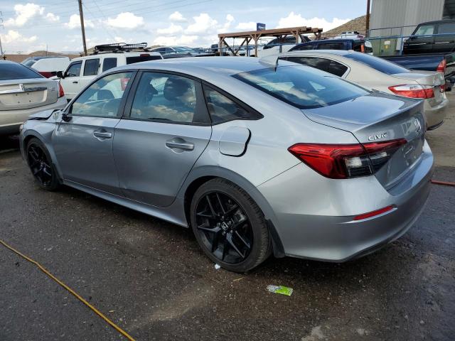 2HGFE2F54NH593747 - 2022 HONDA CIVIC SPORT SILVER photo 2