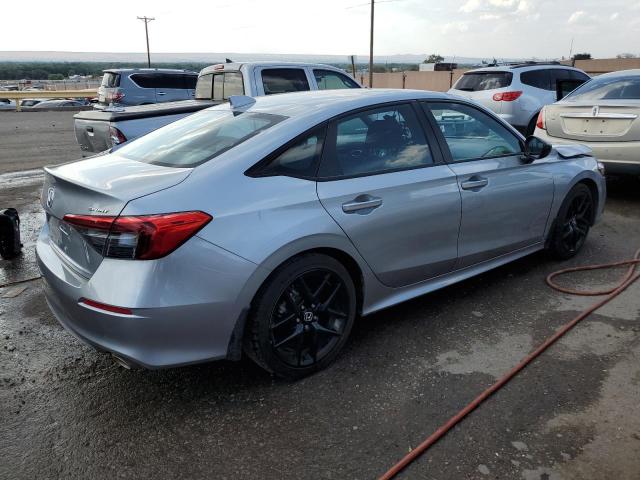 2HGFE2F54NH593747 - 2022 HONDA CIVIC SPORT SILVER photo 3
