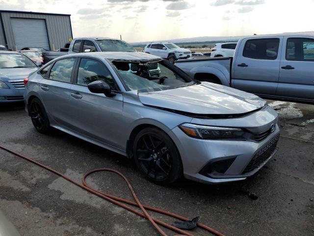 2HGFE2F54NH593747 - 2022 HONDA CIVIC SPORT SILVER photo 4