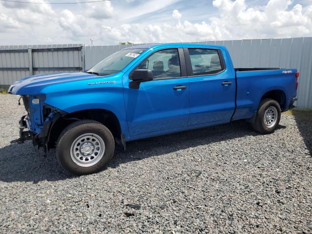 1GCPDAEK0PZ311792 - 2023 CHEVROLET SILVERADO K1500 BLUE photo 1