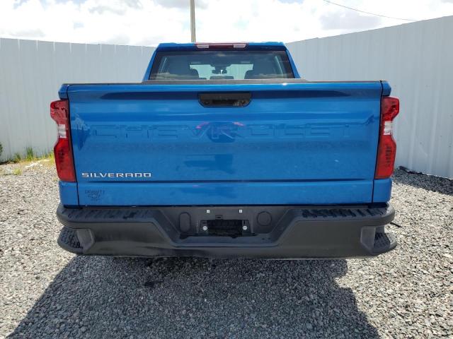 1GCPDAEK0PZ311792 - 2023 CHEVROLET SILVERADO K1500 BLUE photo 6