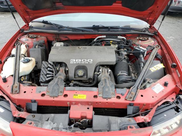 1G2WP52K3VF347073 - 1997 PONTIAC GRAND PRIX GT RED photo 11