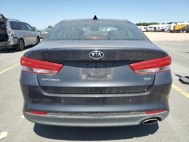 5XXGU4L31JG256650 - 2018 KIA OPTIMA EX GRAY photo 6