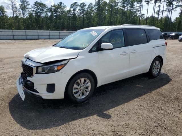 KNDMB5C10G6083482 - 2016 KIA SEDONA LX WHITE photo 1