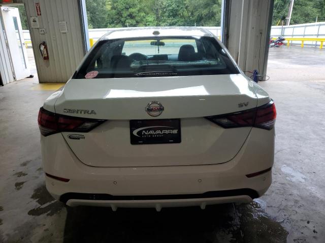 3N1AB8CV7MY262536 - 2021 NISSAN SENTRA SV WHITE photo 6